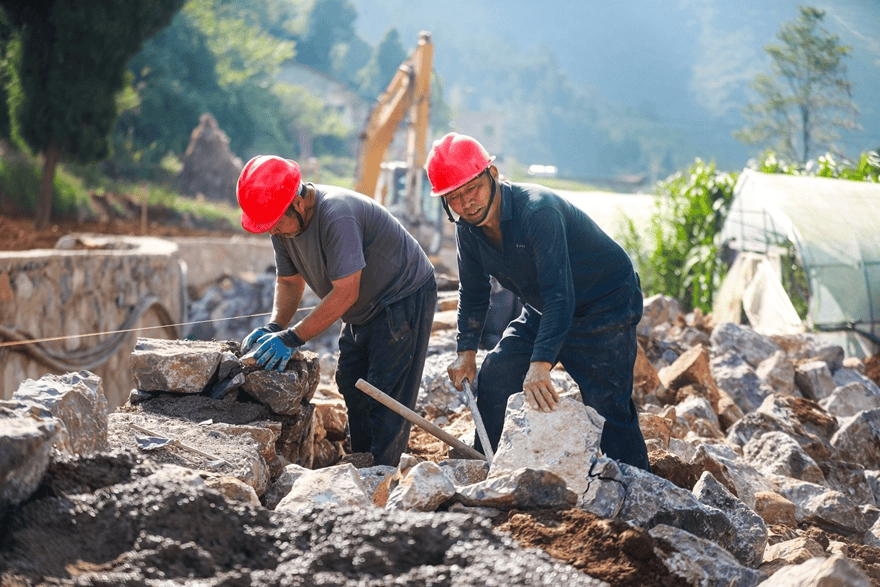 【天眼影像】黔西:水利工程建設(shè)正酣:建設(shè)工程