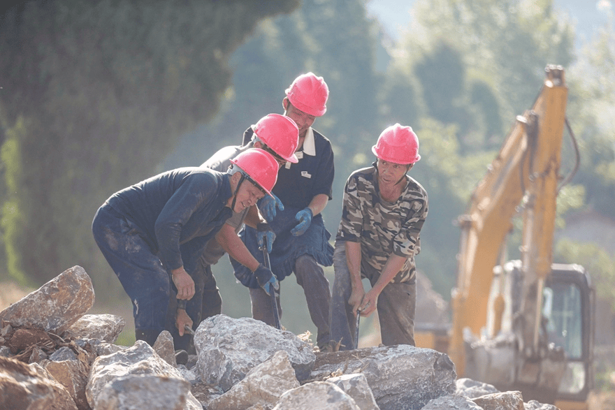 【天眼影像】黔西:水利工程建設(shè)正酣:建設(shè)工程